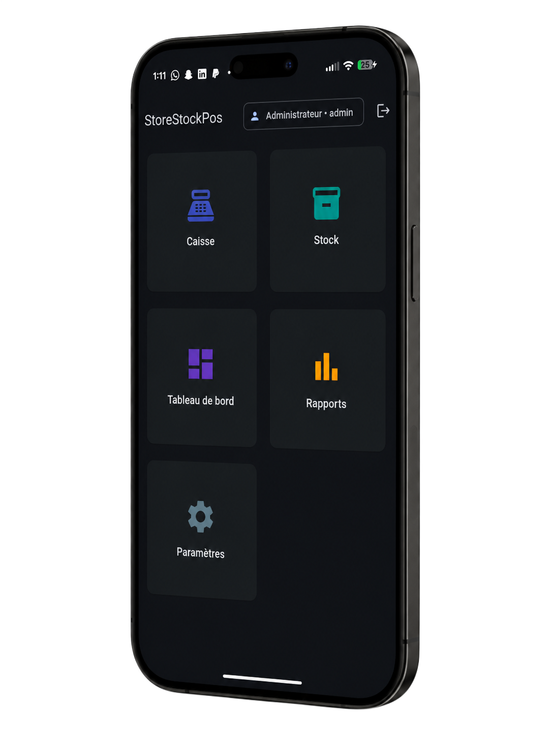 SagaBoss app on phone